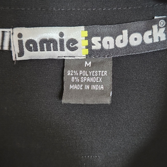 Jamie Sadock Black and Gray Golf Top - Picture 4 of 5